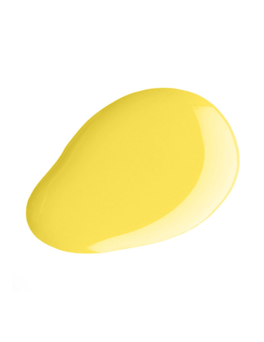 Verniz Gel A47 Blinding Sun - Fire Collection - Ricki Parodi Pingo de verniz amarelo brilhante sobre fundo branco