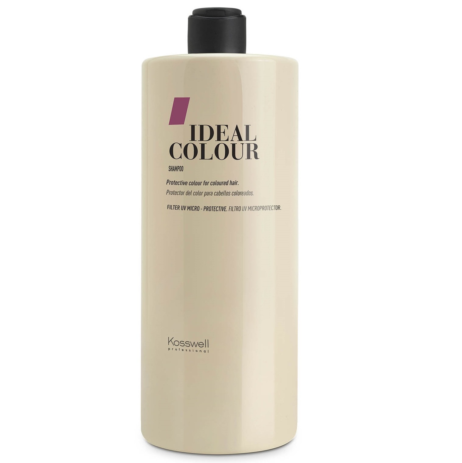 Kosswell Professional IDEAL COLOR SHAMPOO 1000ml Frasco creme de shampoo Ideal Colour Kosswell Professional