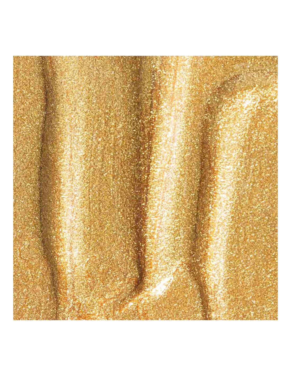 Gel Paint Gold 03 - Andreia Professional Textura viscosa dourada com brilho e ondulações