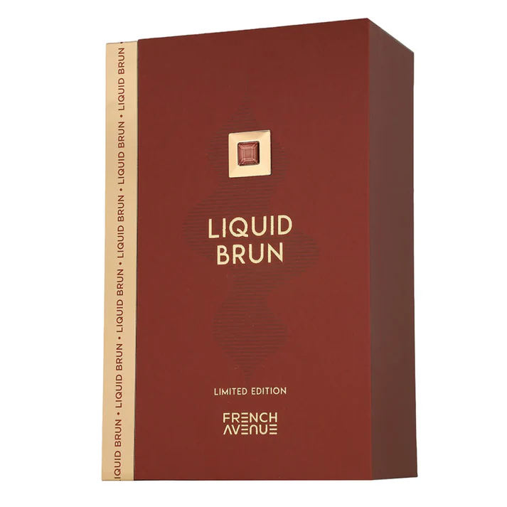 French Avenue - Liquid Brun Limited Edition - 150ml Caixa castanha Liquid Brun edição limitada French Avenue