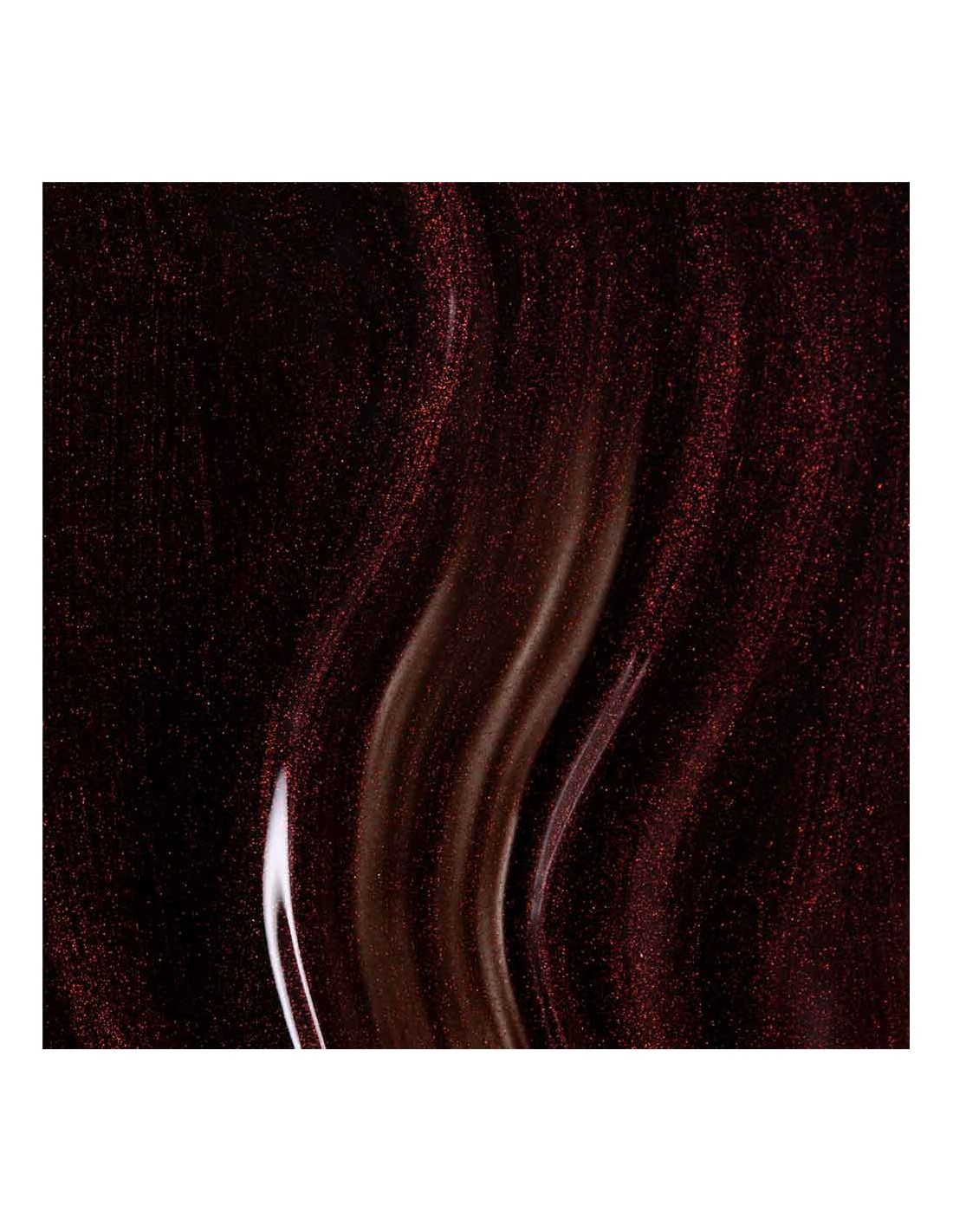 The Gel Polish Andreia - Everyday Collection - ED6 Superfície brilhante castanho escuro com reflexos e ondas