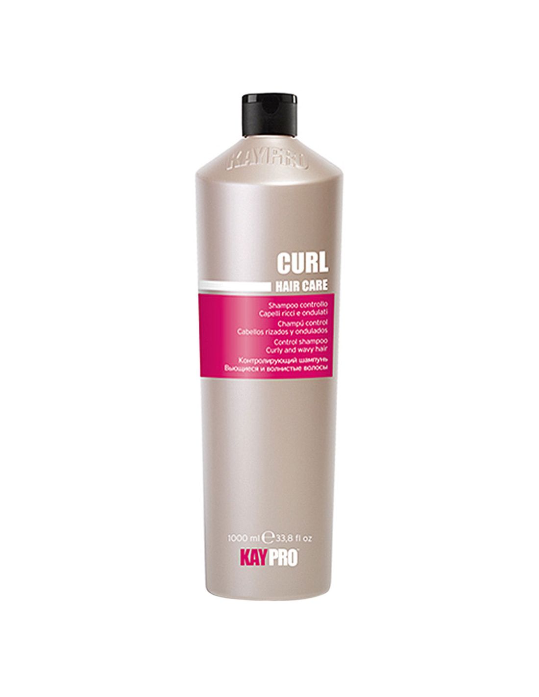 Shampoo Curl 1000ml - KayPro Frasco de shampoo KAY PRO CURL HAIR CARE 1000 ml