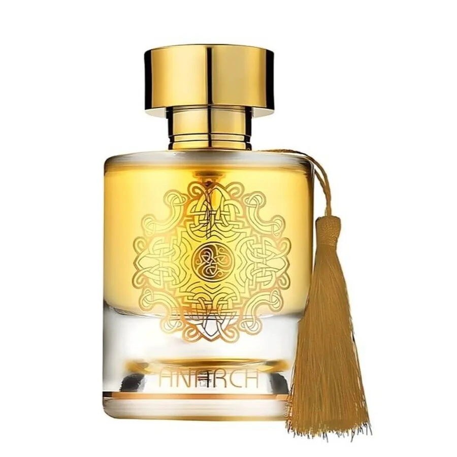 Anarch Eau de Parfum 100ml - Maison Alhambra Frasco de perfume com tampa dourada e tassel amarelo