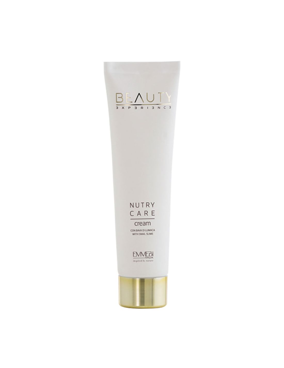 Creme Nutry Care 150ml - Beauty Experience Emmebi Frasco de creme Beauty Experience Nutry Care branco com tampa dourada