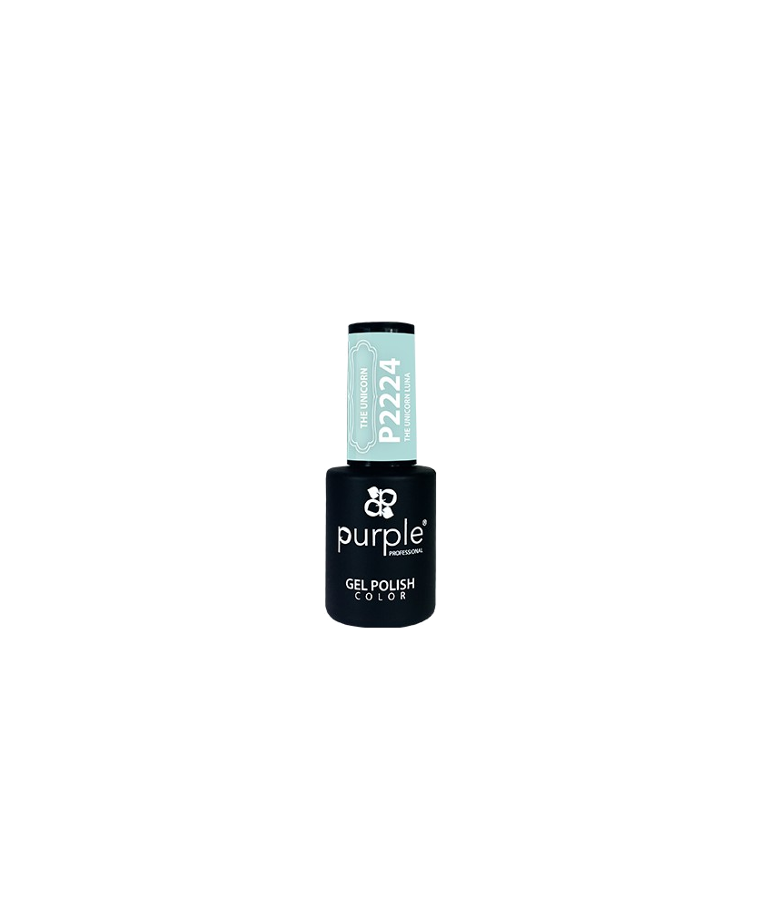Purple Verniz Gel The Unicorn Luna 10ml Frasco de verniz gel para unhas Purple Professional
