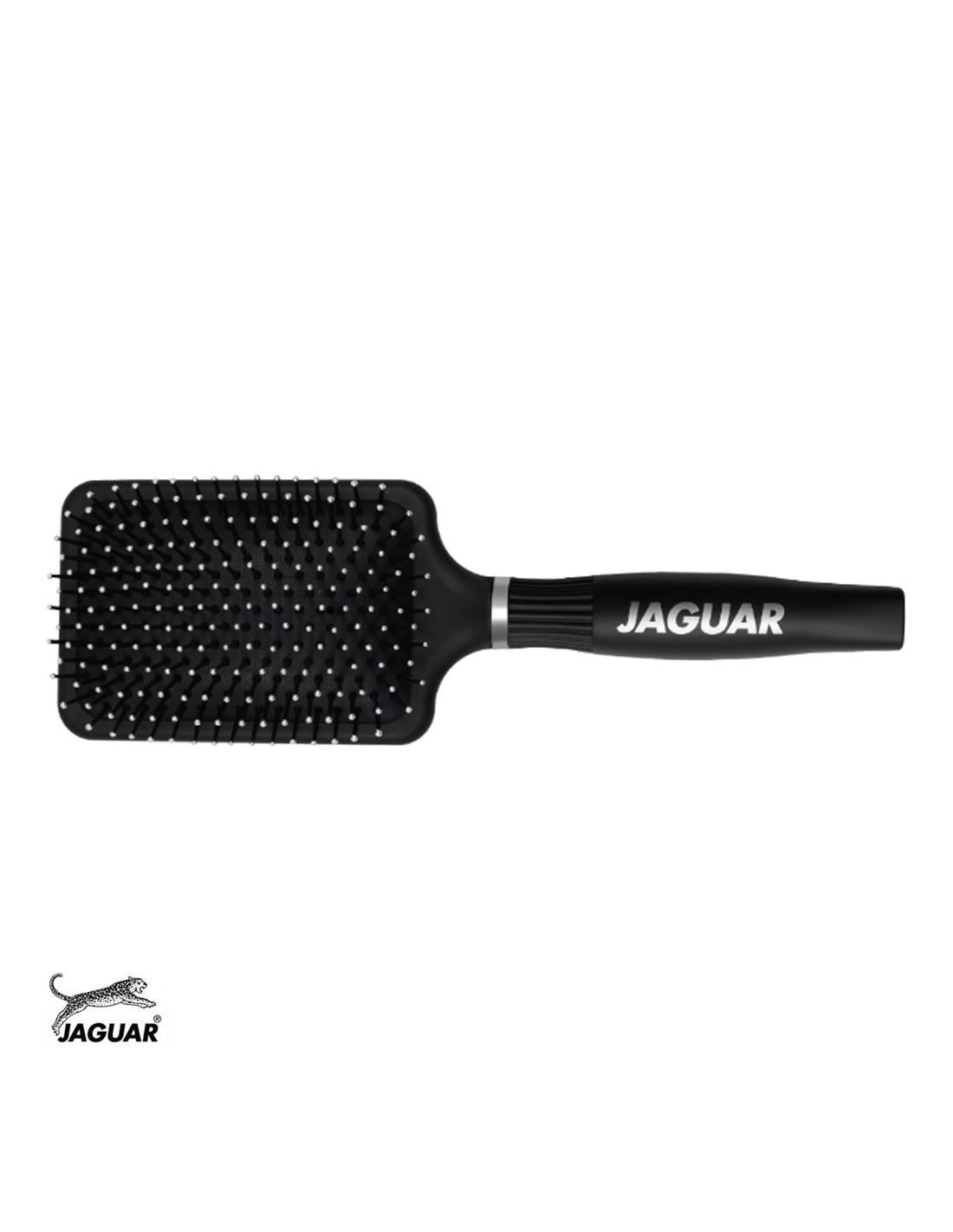 Jaguar Escova SP2 Paddel - SP Serie Escova de cabelo preta com cerdas e cabo com texto JAGUAR