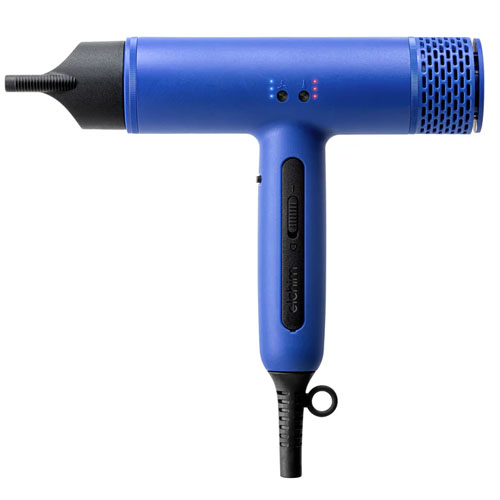 Elchim Secador Cabelo Dynamos Electric Blue-12.40142 Secador de cabelo azul com detalhes pretos e indicador luminoso