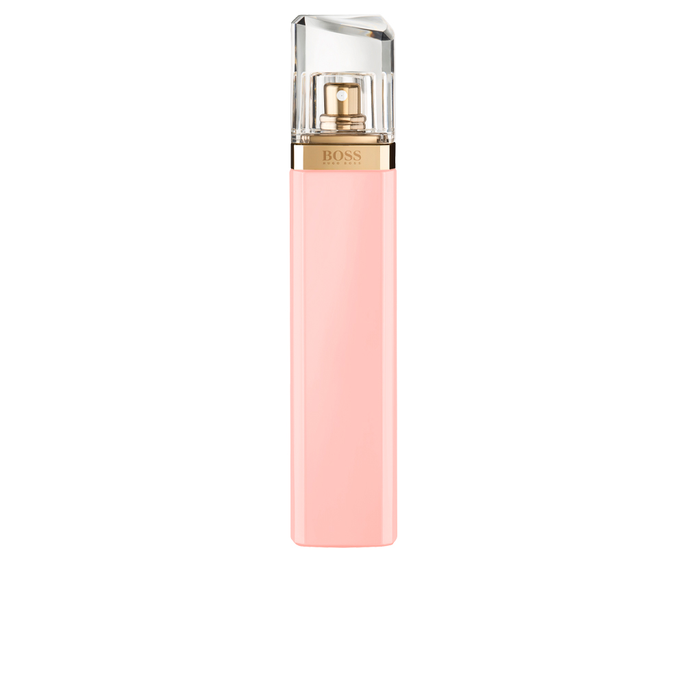 HUGO BOSS Ma Vie For Her Eau de Parfum 50ml Frasco de perfume BOSS rosa com tampa transparente e detalhes dourados