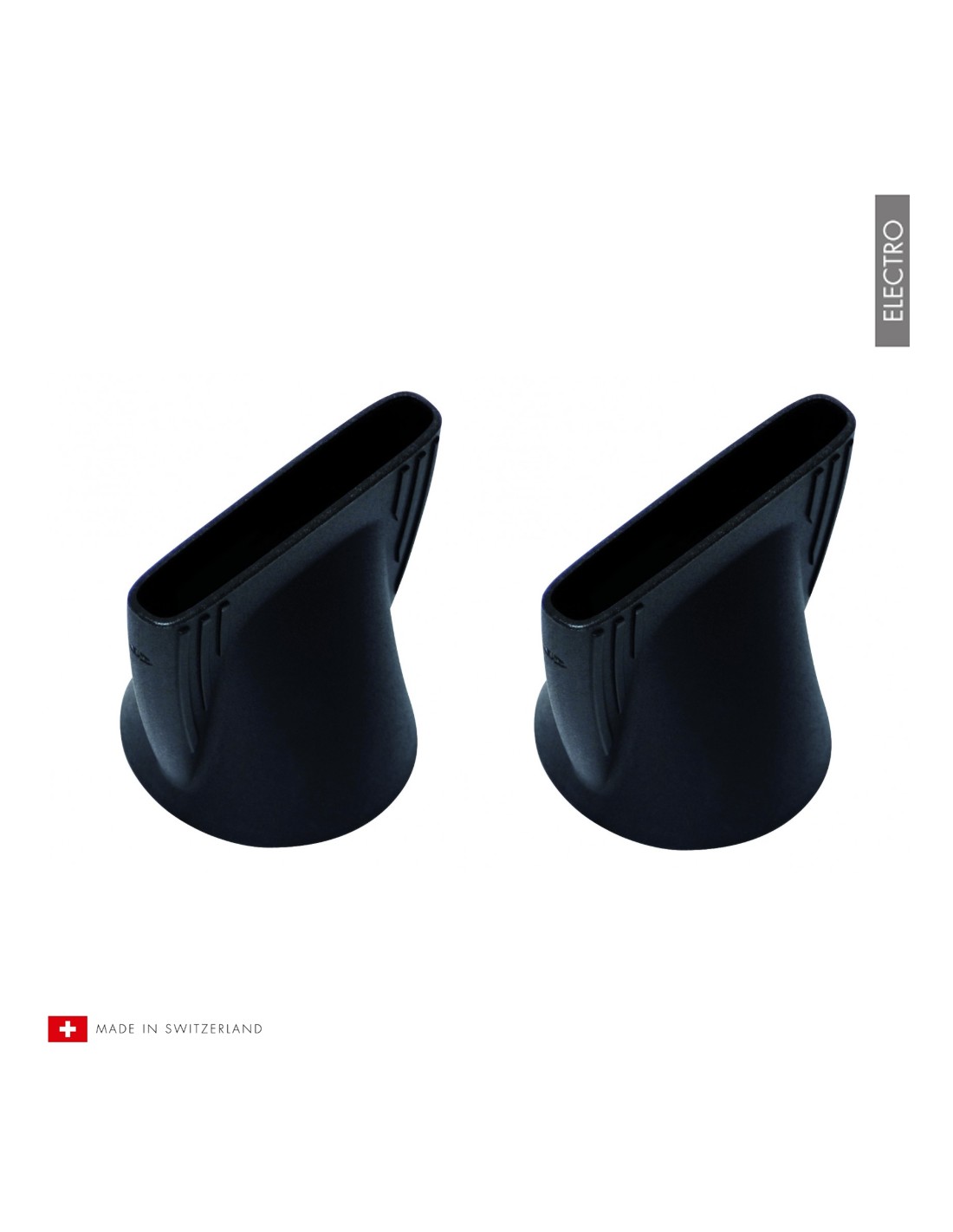 Jaguar Secador HD 5000 Ionic Light dois bicos secadores de cabelo pretos e lisos sobre fundo branco