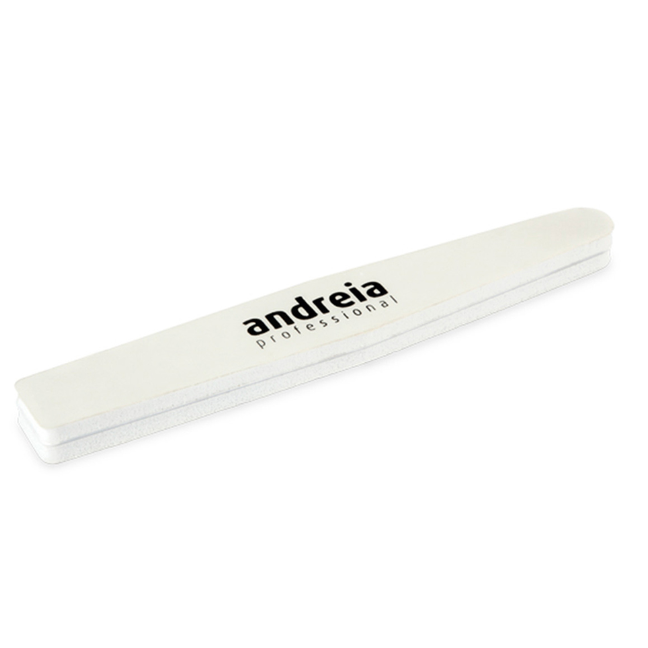 Andreia Lima - Super Shine Buffer Lima de unhas branca com texto preto 'andreia professional'