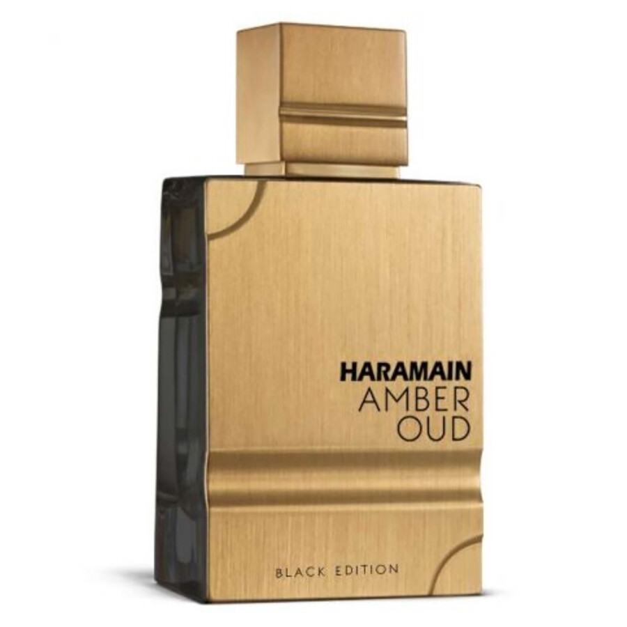 Al Haramain Amber Oud Black Edition De Parfum 60ml frasco de perfume dourado Haramain Amber Oud Black Edition
