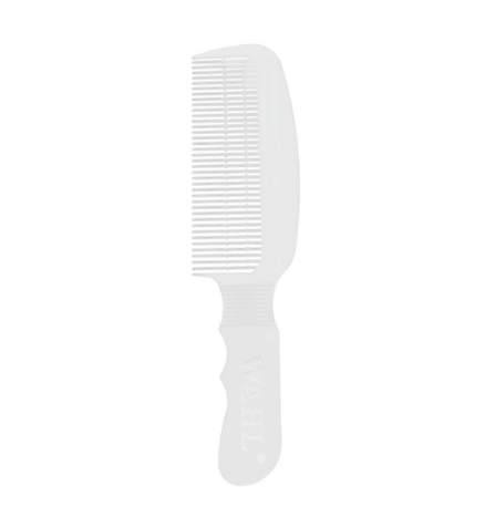 Wahl Pente Professional Speed Comb Ref.03329-117 Pente branco de plástico com dentes finos e cabo com a marca VIVARU