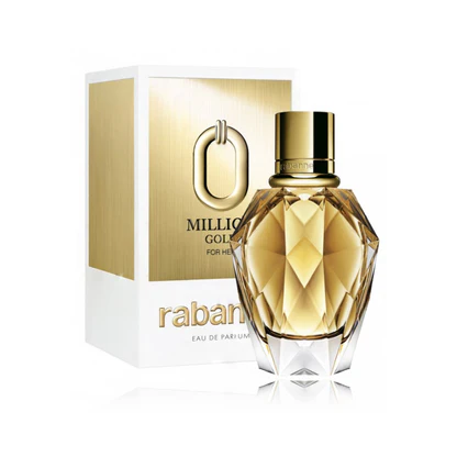 Rabanne Million Gold For Her Elixir 50 Ml Perfume Rabanne 1 Million Gold for Her com caixa