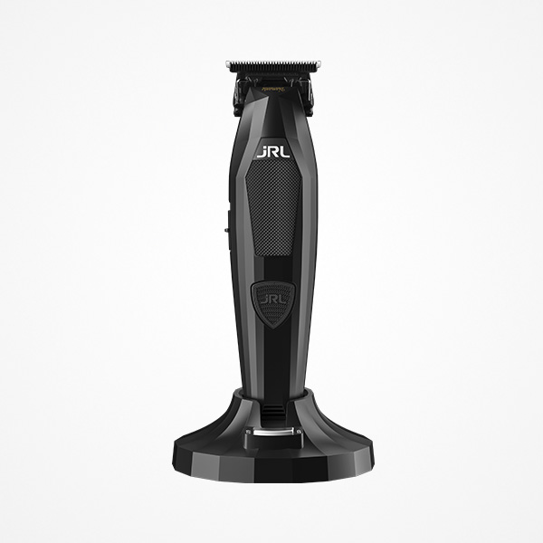 MÁQUINA DE CONTORNOS JRL DIAMANTE DI 2025T · NEGRO Máquina de cortar cabelo preta com base