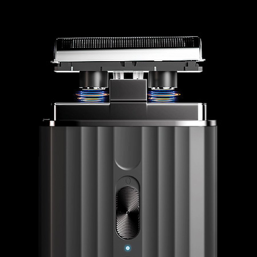 JRL ONYX SF Pro Shaver - máquina de Barbear Aparelho de barbear elétrico preto com lâminas detalhadas