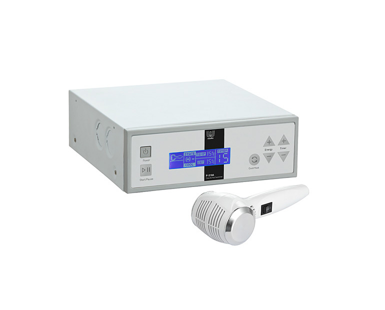 Weelko Equipamento Martelo Quente e Frio Aparelho eletrónico branco com unidade principal e peça portátil com visor digital