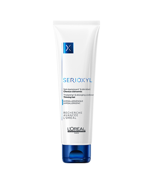 L'Oréal Serioxyl Conditioner 150ml Frasco branco com tampa azul do condicionador L'Oréal Serioxyl