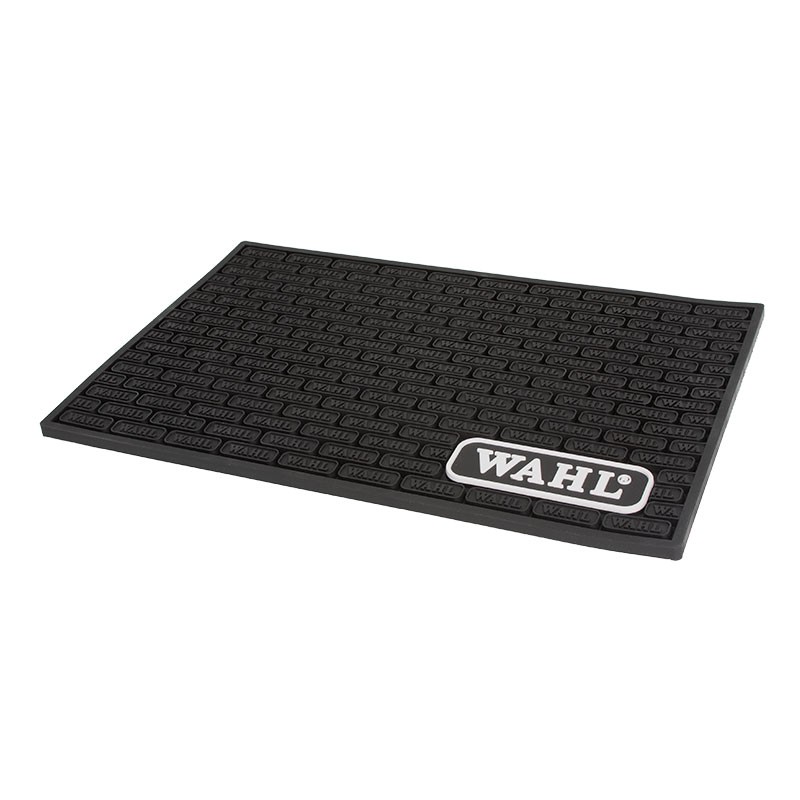 wahl Tapete Barber tools Tapete preto com padrão em relevo e logotipo WAHL