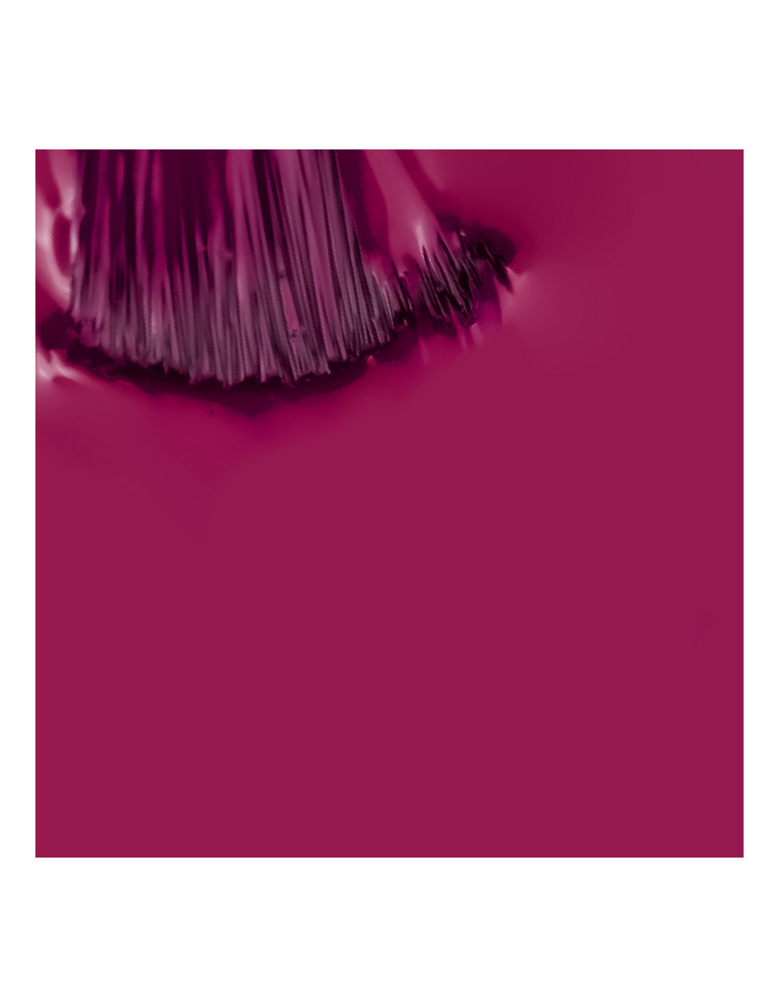 Verniz Gel Inocos Ruby 15ml Edição Natura Lovers Wine Pincel de pintura aplicando tinta vermelha púrpura