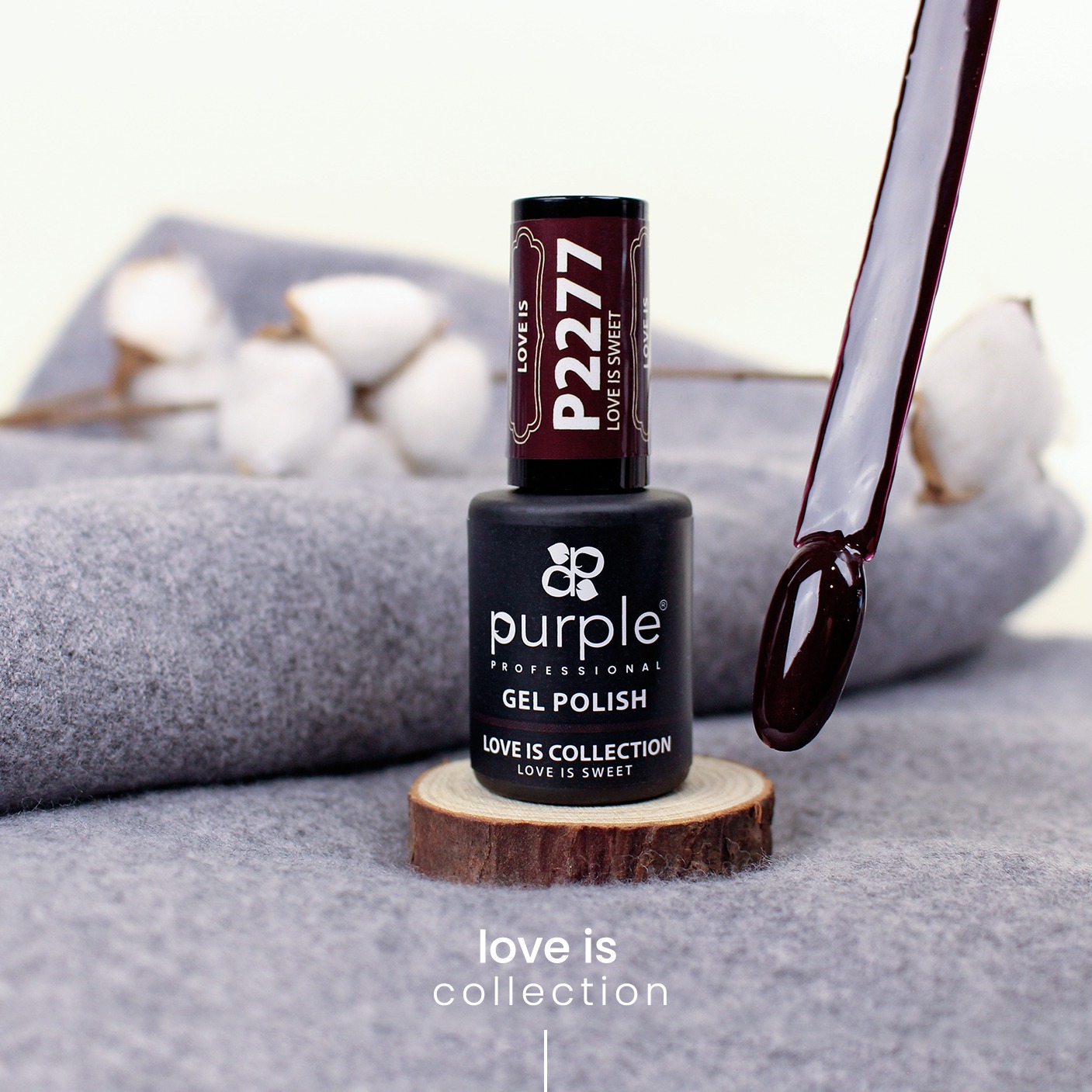 Purple Verniz Gel P2277 GEL POLISH LOVE IS SWEET 10ml Esmalte gel Purple Professional cor P2277 Love Is Sweet
