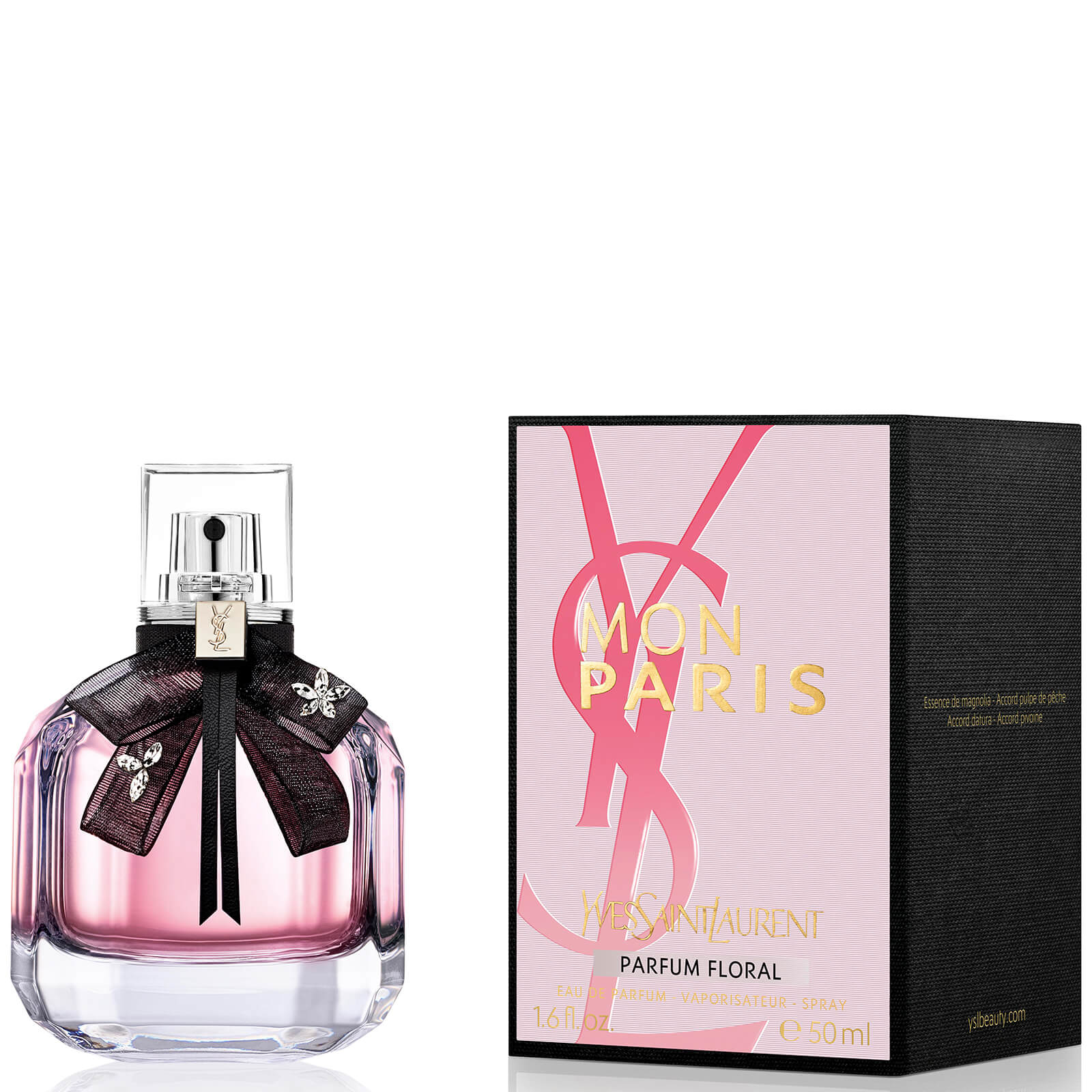 Yves Saint Laurent Mon Paris Eau de Parfum Floral Perfume Mon Paris de Yves Saint Laurent com caixa rosa e preta