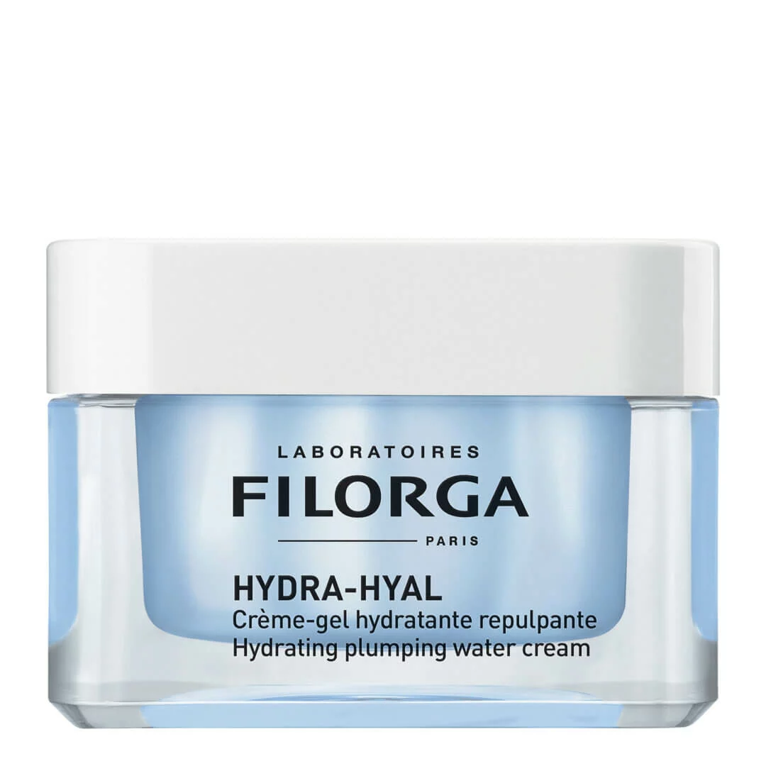 Filorga Hydrahyal Hydrating Plumping Water Cream 50ml Frasco de creme hidratante da marca Filorga Hydra-Hyal