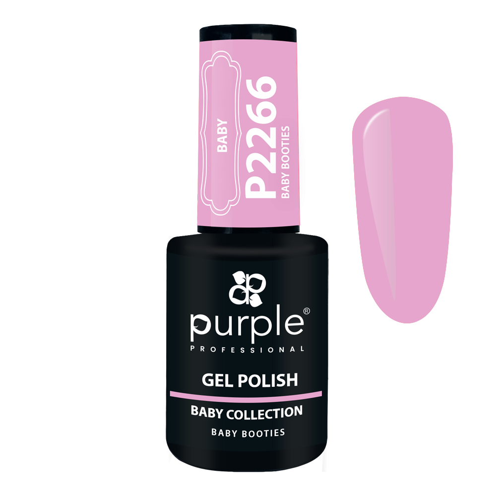Purple Verniz Gel P2266 GEL POLISH BABY BOOTIES 10ml Verniz gel unhas rosa claro Purple Professional Baby Collection P2266