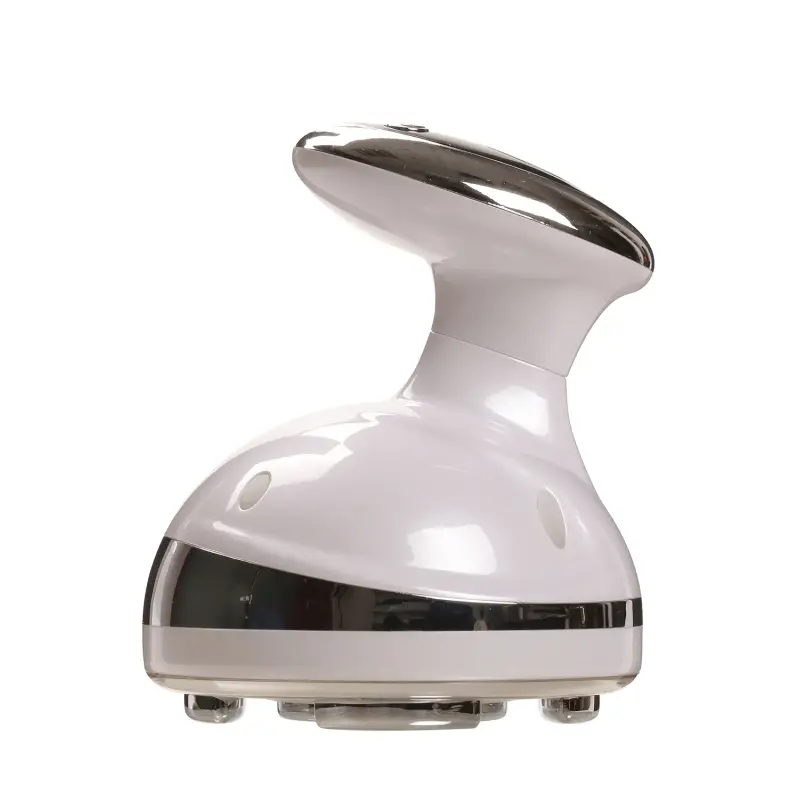 ItalianDesign Modelador corporal Ultrassom e Radiofrequencia Dispositivo branco e cinzento brilhante com forma ergonómica