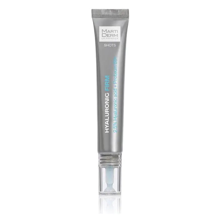 Martiderm Shot Hyaluronic Firm 20ml Frasco metálico de creme MartiDerm Hyaluronic Firm
