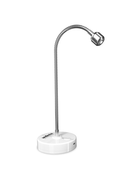 Catalisador Tips Unhas Andreia PRO Extend Lamp Candeeiro de secretária com haste flexível e base branca