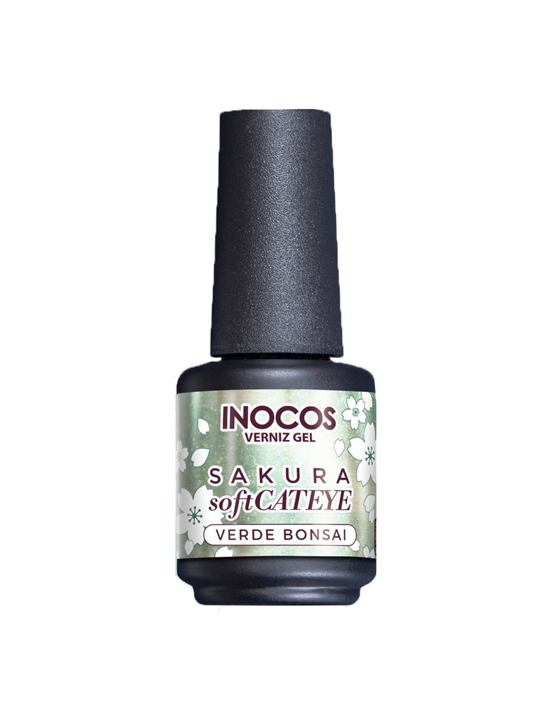 Verniz Gel Verde Bonsai 15ml - Sakura softCATEYE INOCOS Verniz gel INOCOS Sakura soft Cateye verde bonsai