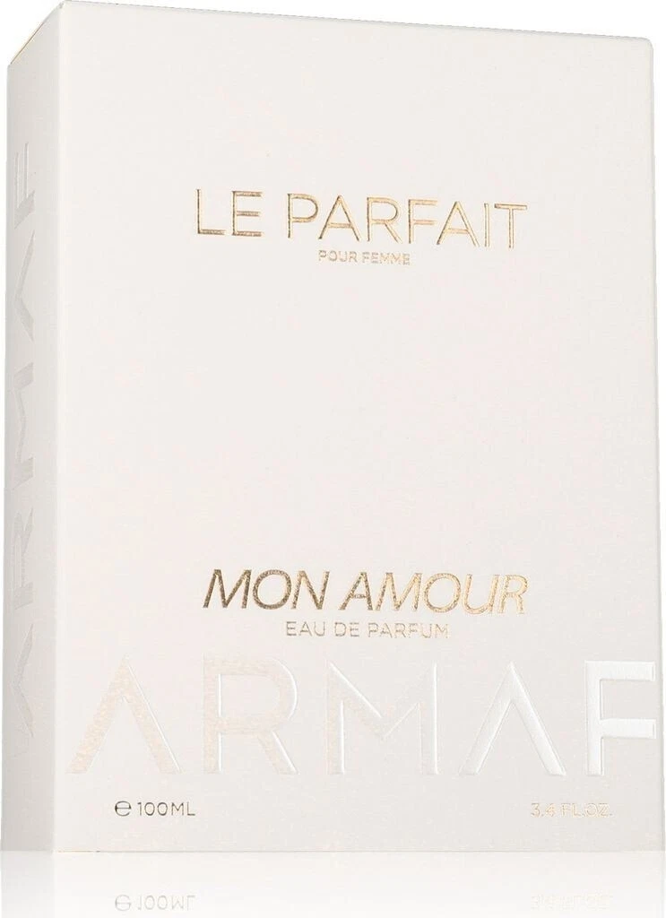 Le Parfait Mon Amour Armaf Feminino 100ml Caixa branca de perfume LE PARFAIT POUR FEMME MON AMOUR de 100ml