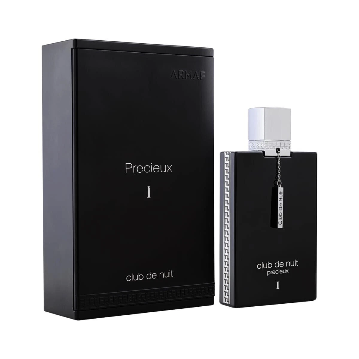 Armaf Club de Nuit Precieux extrato de perfume unissexo 55ml Frasco e caixa preta de perfume club de nuit précieux I