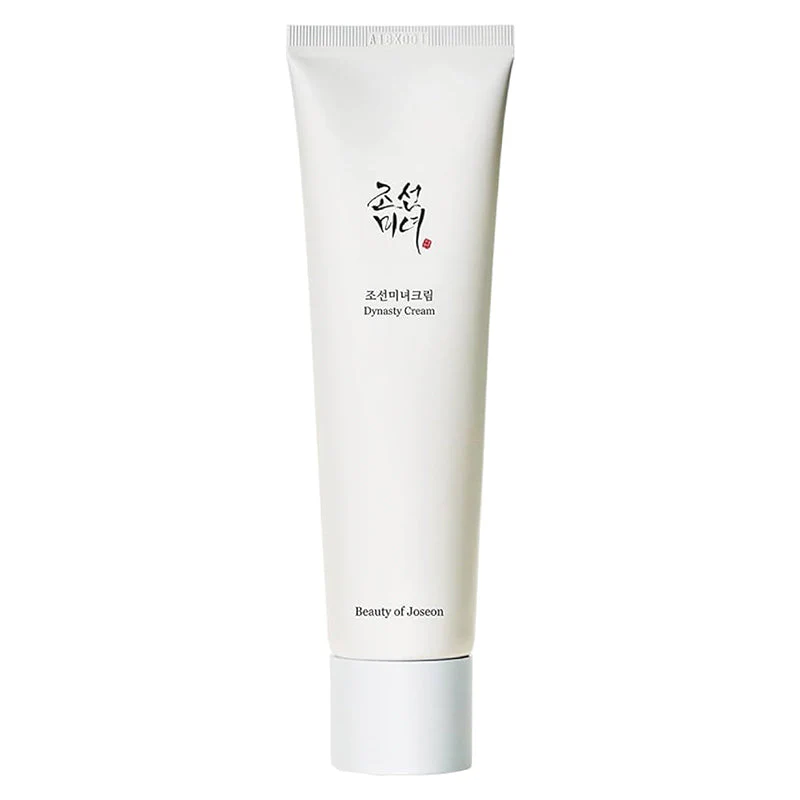 Beauty Of Joseon Dynasty Cream 100 Ml Tubo branco de creme com tampa branca e texto preto