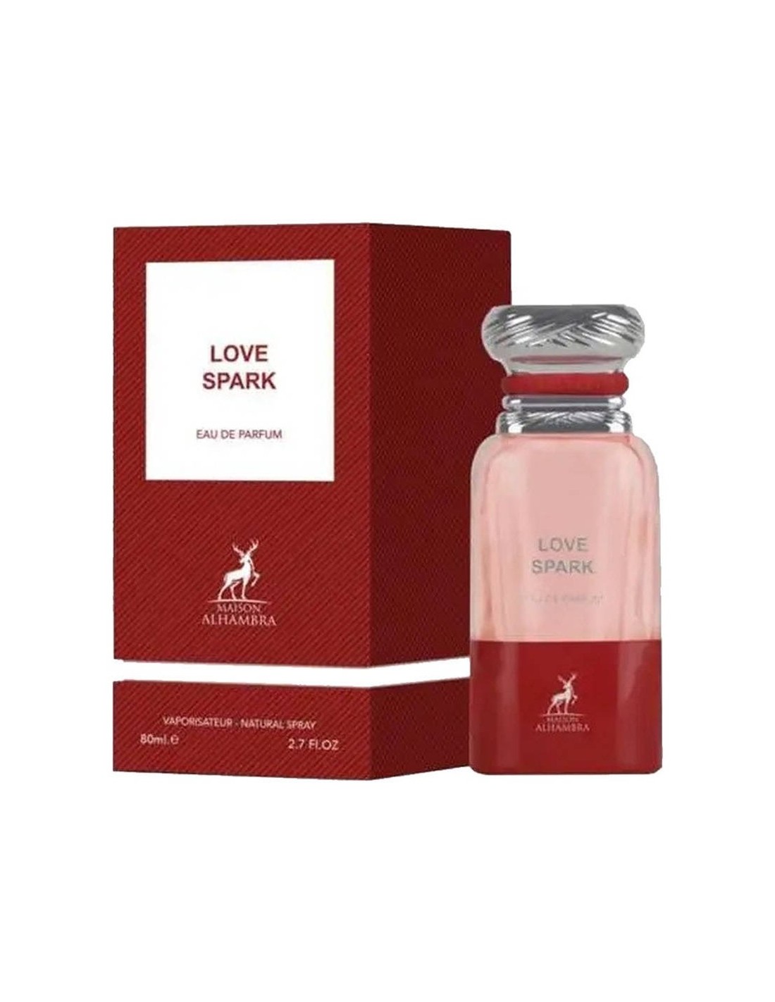 Love Spark 80ml EDP Perfume Love Spark em frasco de vidro com caixa vermelha