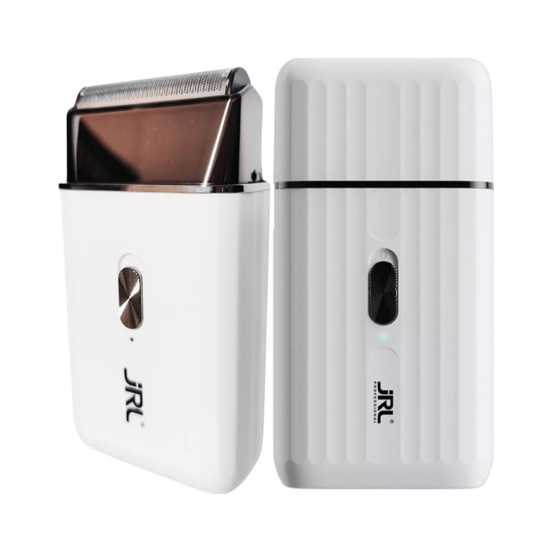JRL ONYX SF Pro Shaver - máquina de Barbear Branca Aparador de barba elétrico branco com logótipo JRL