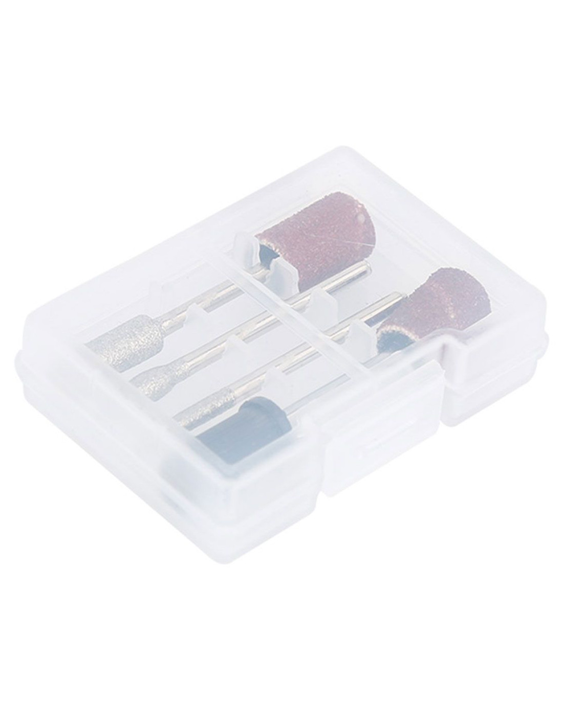 Broca Unhas Micromotor Digital 35000 RPM para Unhas de Gel Conjunto de ferramentas de unhas em caixa plástica transparente