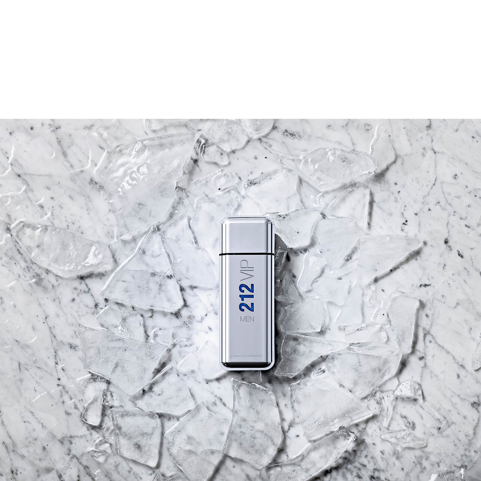 Carolina Herrera 212 VIP MEN eau de toilette vaporizador 50ml Frasco de perfume 212 VIP MEN sobre gelo partido