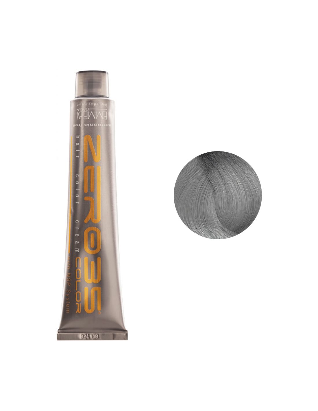 Coloração Sem Amoníaco 100ml - Cold ASH - Zero35 - Emmebi Tubo de tinta para cabelo cinzento prateado da marca KEZY
