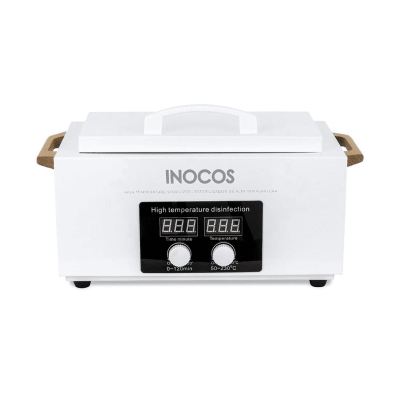 Esterilizador elétrico INOCOS azul com visor digital e botões