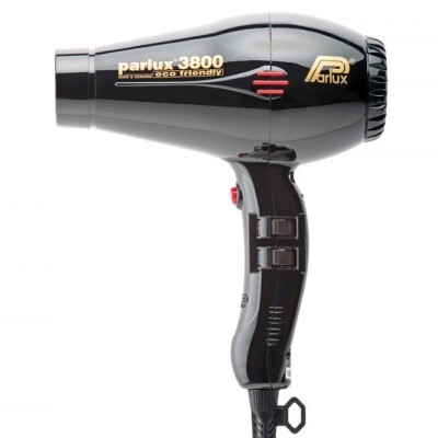 Secador de cabelo Preto Parlux 3800 com botões