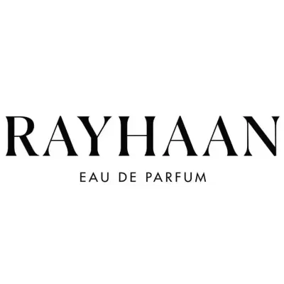Logótipo RAYHAAN EAU DE PARFUM em fundo branco