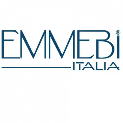 Logotipo da marca EMMEBI ITALIA em azul