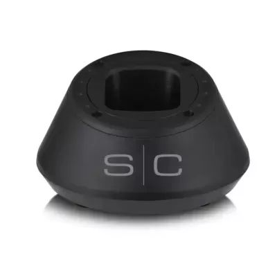 Base preta com texto S | C