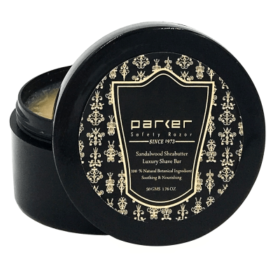 Embalagem preta redonda de barra de barbear de luxo Parker Safeti Razor