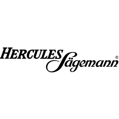Logótipo Hercules Sägemann em preto sobre fundo branco