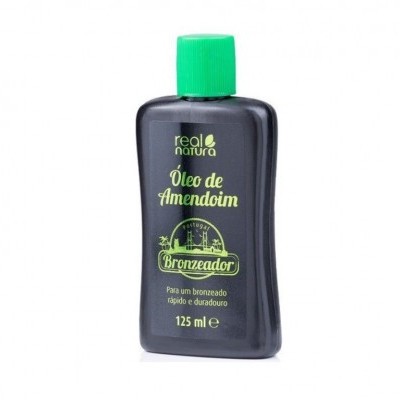 Frasco de óleo de amendoim bronzeador real natura
