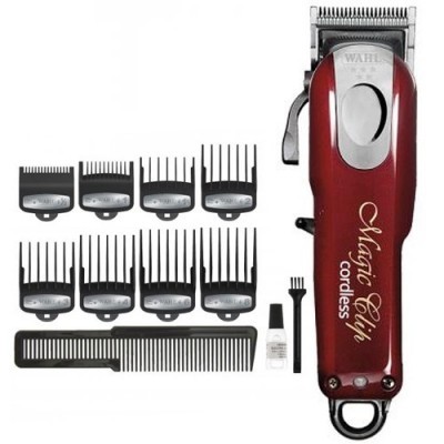 Máquina de cortar cabelo WAHL Magic Clip cordless com pentes e acessórios