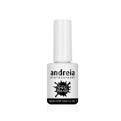 Frasco de verniz gel Andreia professional branco com tampa longa