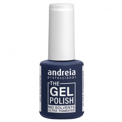 Frasco de verniz gel azul escuro Andreia Professional